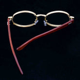 GL Hip Hop Iced Out 5A+ Zircon Sunglasses Jewelry Glasses